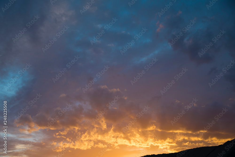 Beautiful sunset sky. Beautiful sunset sky.