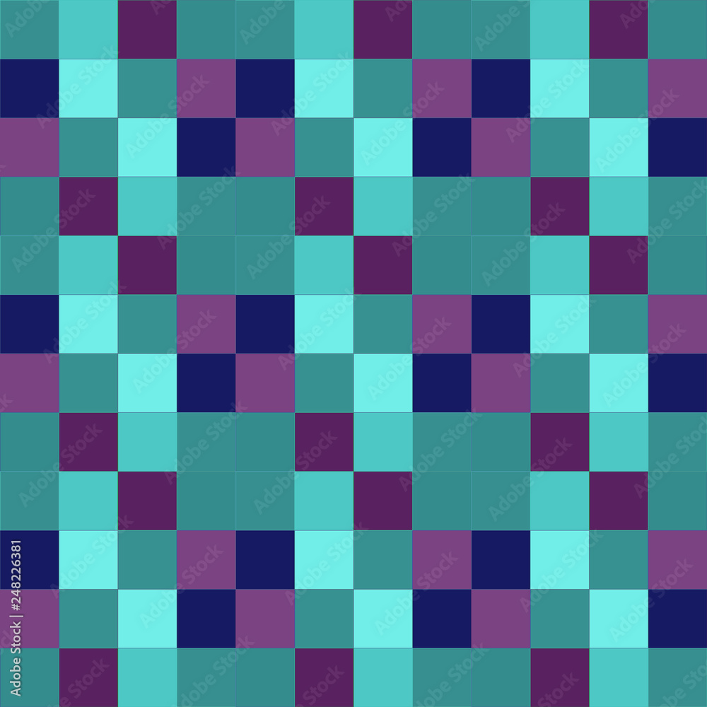 Seamless pattern background from a variety of multicolored squares. Seamless pattern background from a variety of multicolored squares.