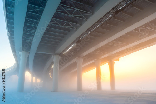 Highway in the sun. The roa...