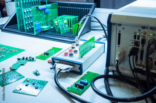 Electronic components under...