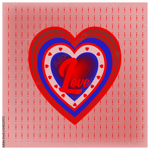 Vector illustration of a San Valentino heart