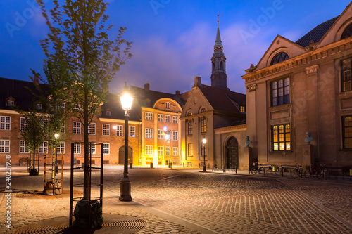 Photography Frue Plads square in Copenhagen, Denmark