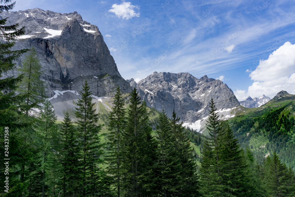 Wild mountain scenery Wild mountain scenery