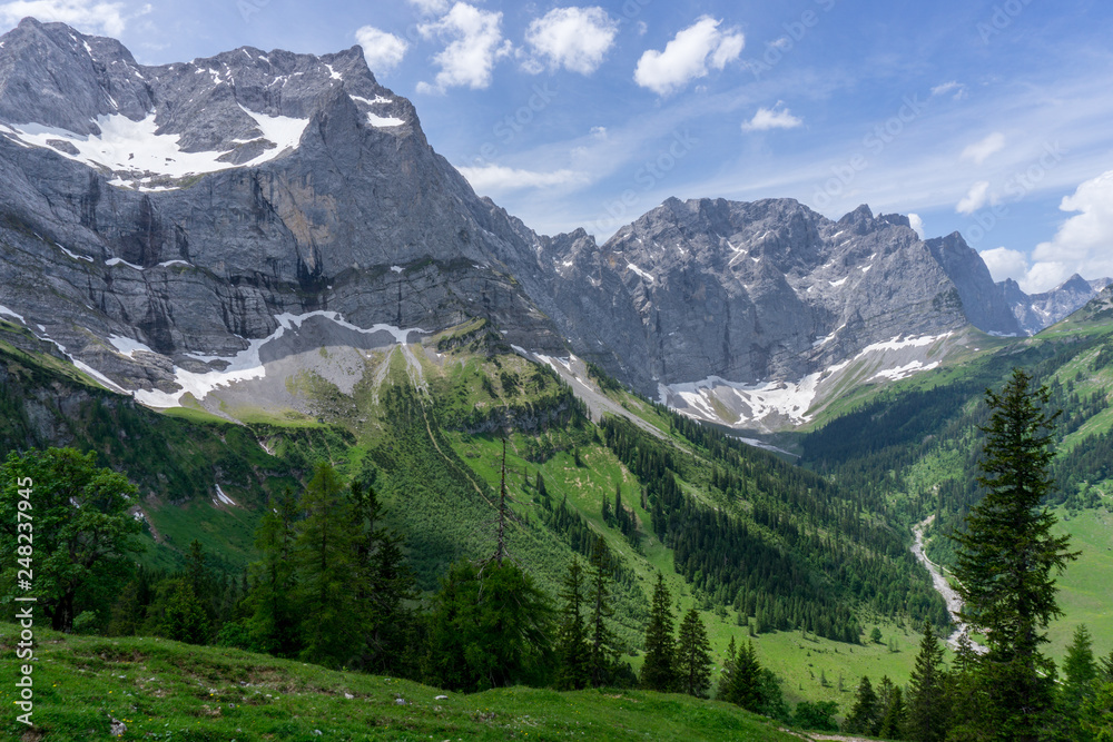 Alpine scenery in Europe