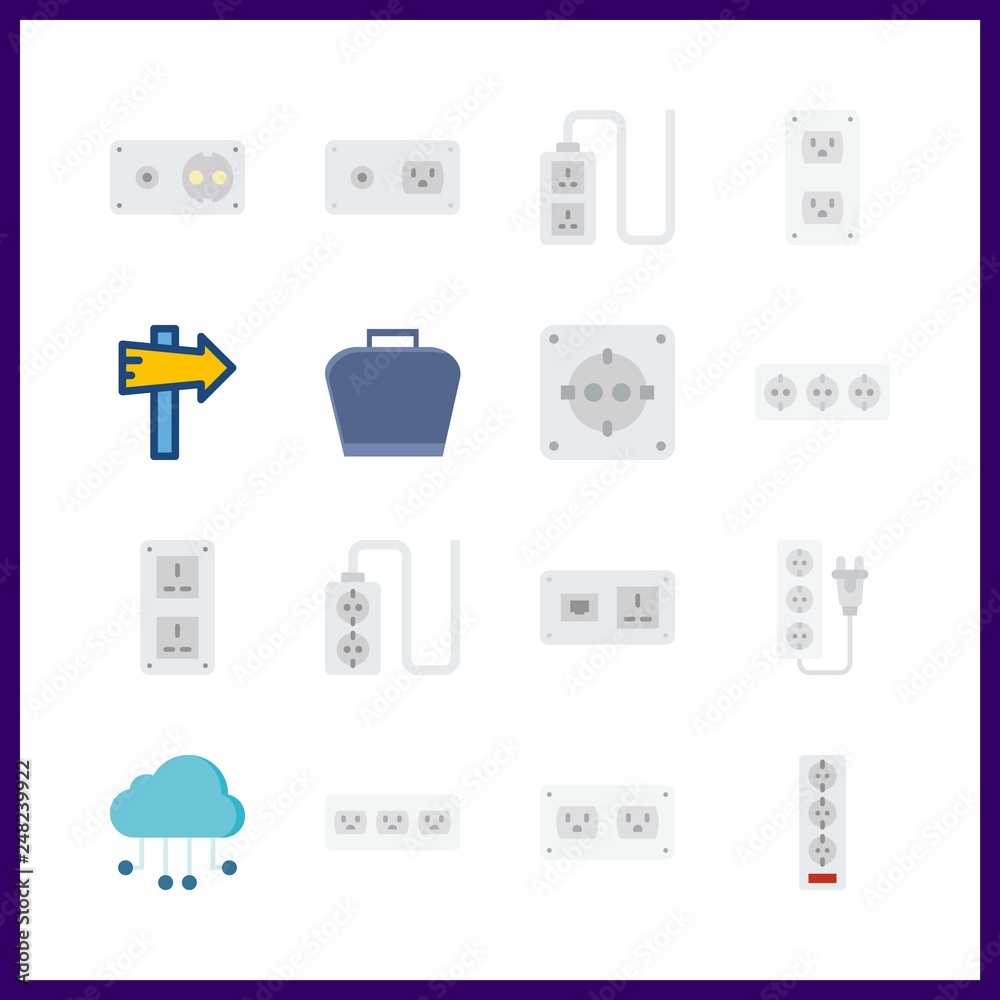 16 cell icon. Vector illustration cell set. panel and cloud computing icons for cell works 16 cell icon. Vector illustration cell set. panel and cloud computing icons for cell works
