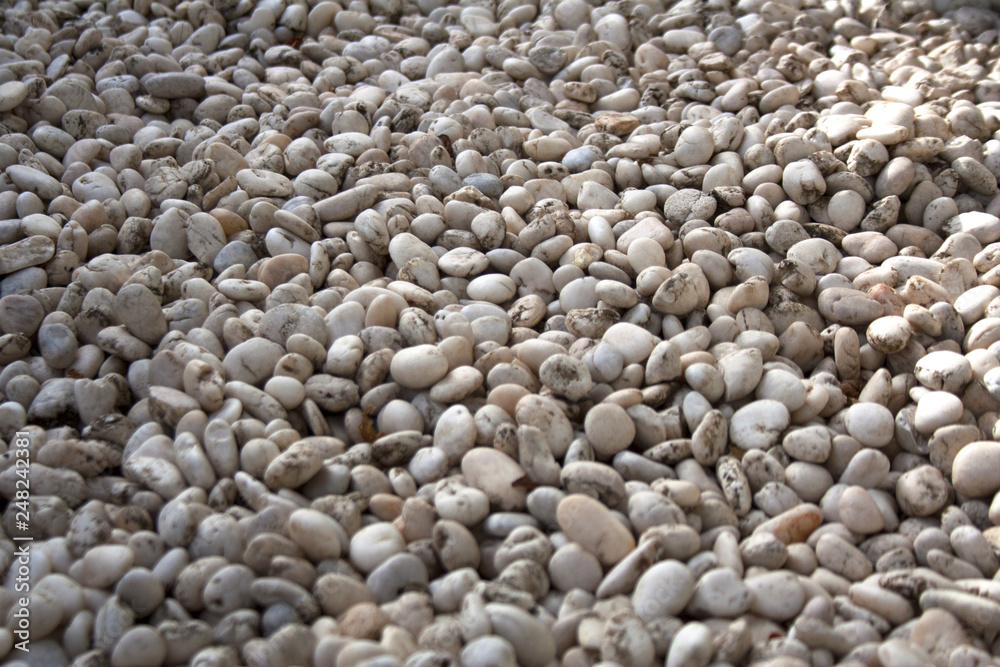 White pebbles texture abstract background White pebbles texture abstract background