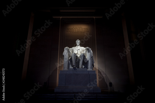 The Lincoln memorial in Washington DC early morning
