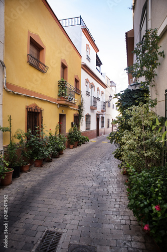 street and houses in spain © jayfish