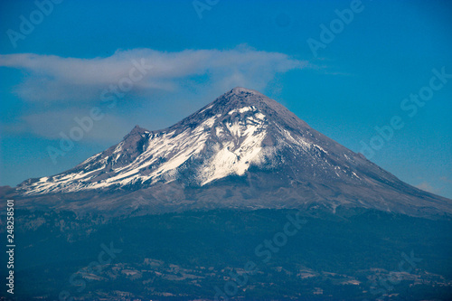 Volcan popocatépetl en méxico