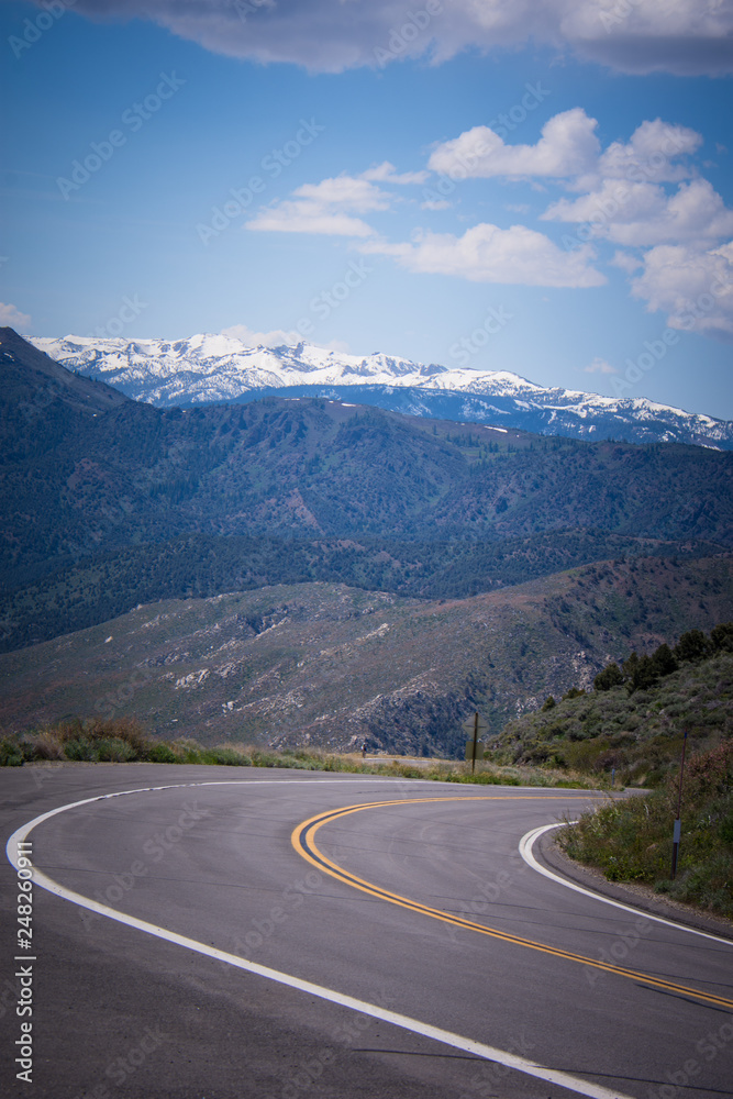 Scenery up on Monitor Pass, in the Eastern Sierra Nevada mountains in California