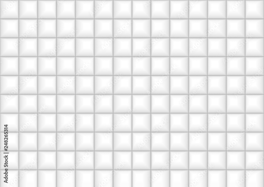 3d rendering. seamless modern white light tone grid square art pattern wall for any deisgn background. 3d rendering. seamless modern white light tone grid square art pattern wall for any deisgn background.
