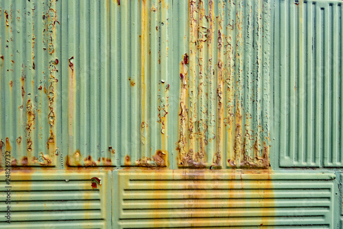 old rusty dyed metal background