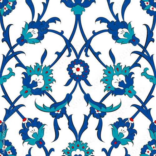Ottoman Turkish Tile Pattern photo