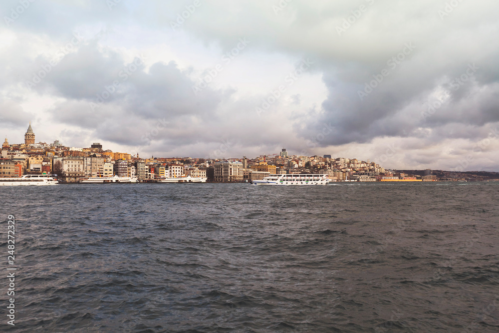Cityscape of in Istanbul, Turkey