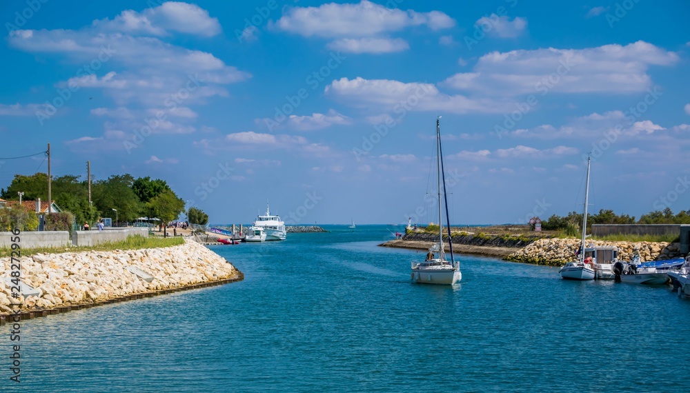 Naklejka premium île d'Oléron, Charente-maritime, Nouvelle-Aquitaine, France.