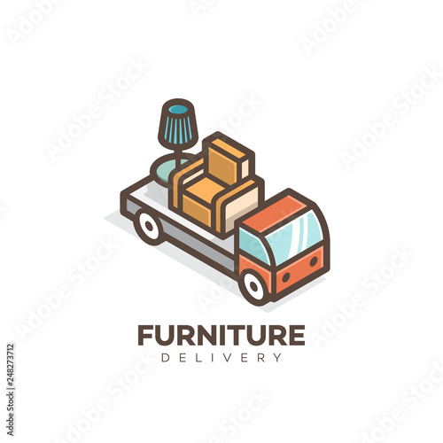 Furniture delivery logo