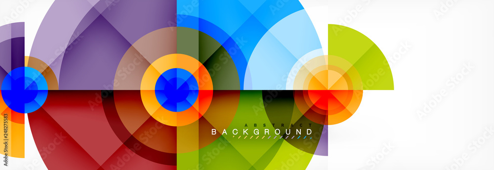 Geometric circle abstract background, creative geometric wallpaper. Geometric circle abstract background, creative geometric wallpaper.