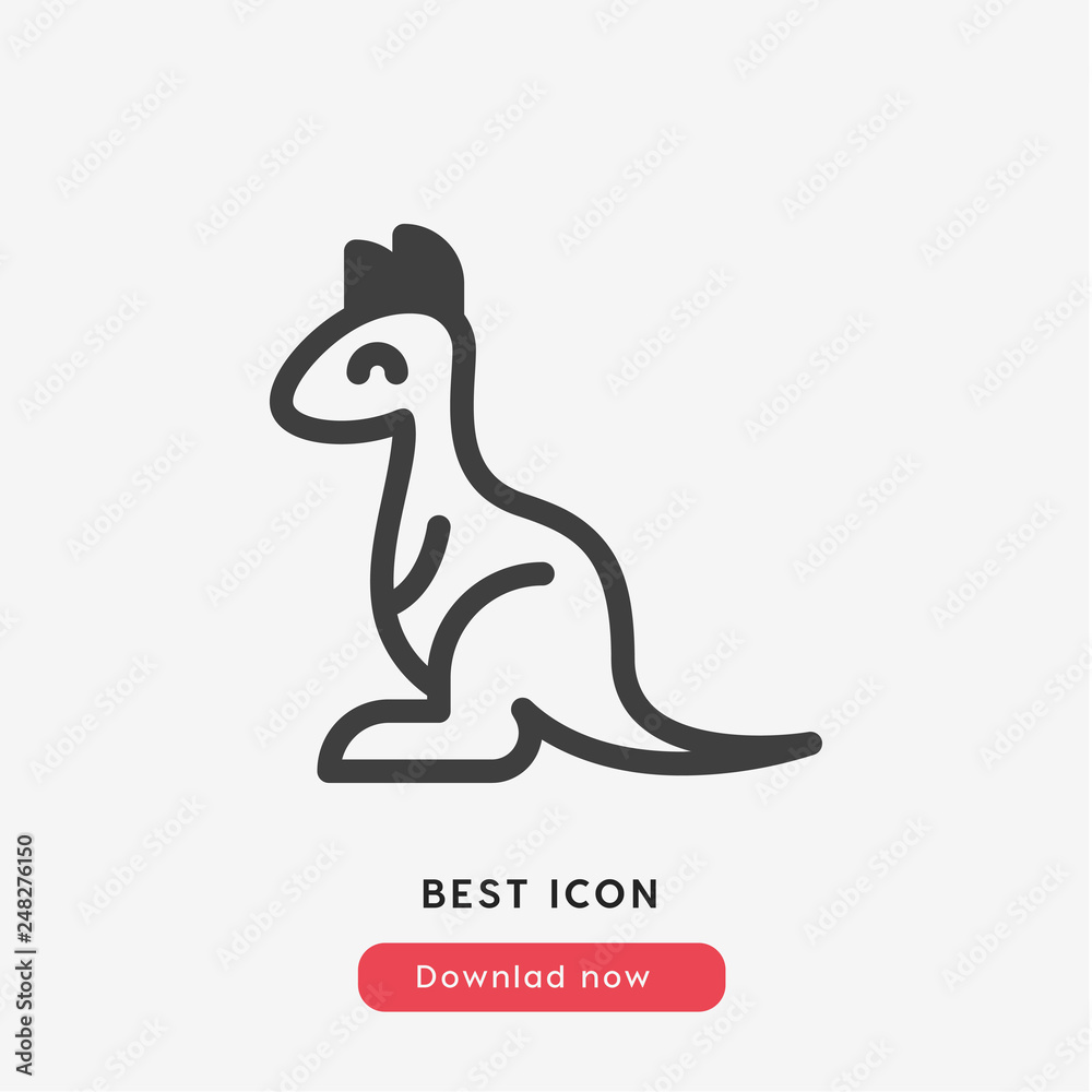 kangoroo icon vector kangoroo icon vector