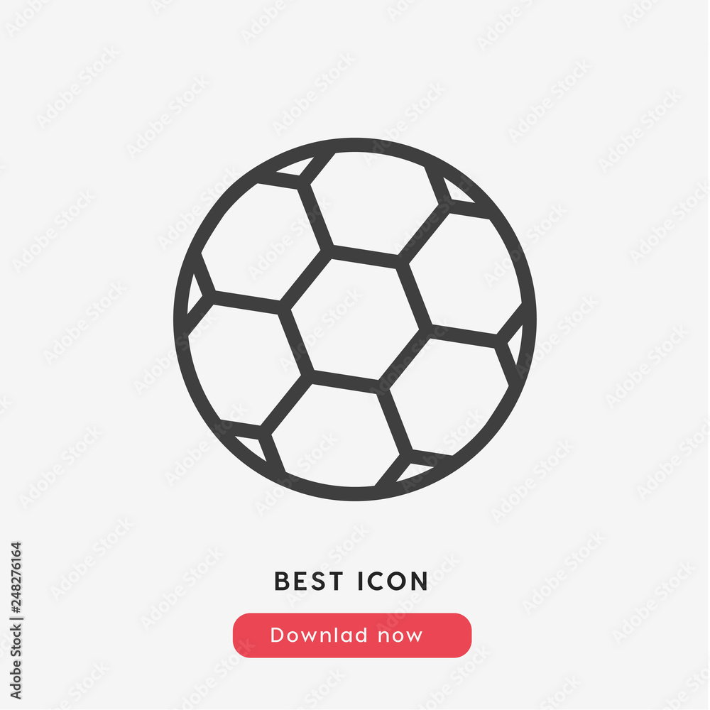 Obraz premium soccer ball icon vector