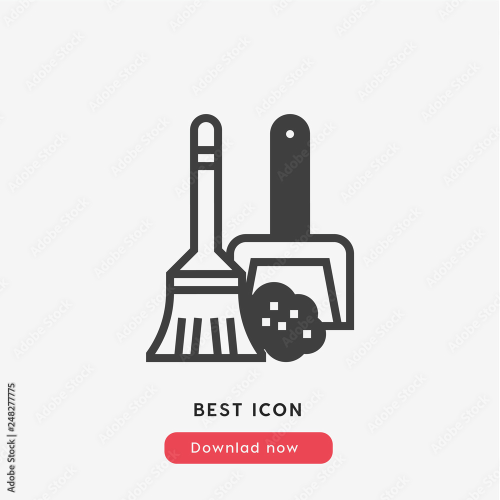 rubbish icon vector