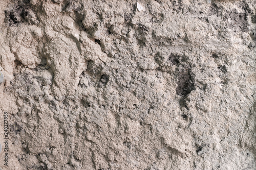 slag wall before plaster