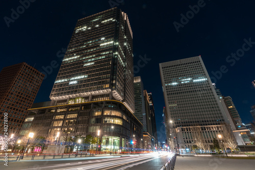 東京駅 夜景 © Satoki Higashi