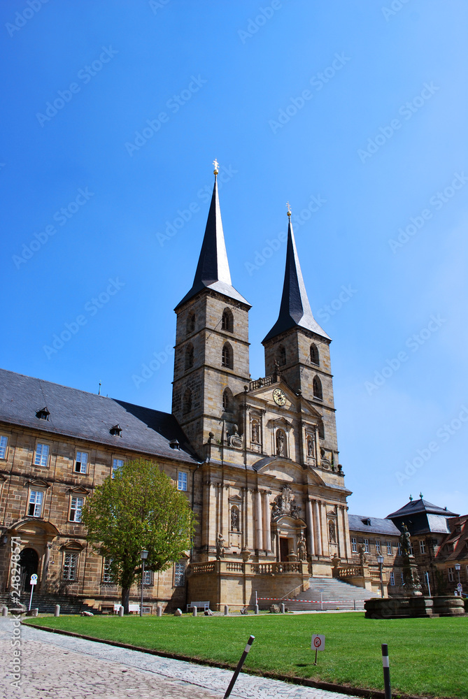 The Michaelsberg Abbey in Bamberg, Bavaria, Germany