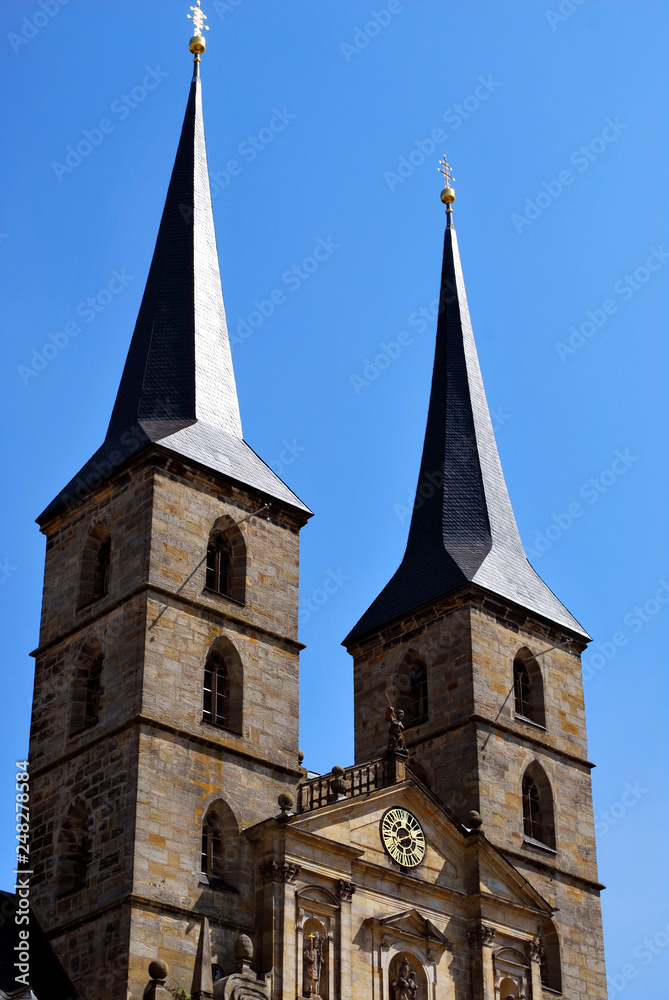 The Michaelsberg Abbey in Bamberg, Bavaria, Germany