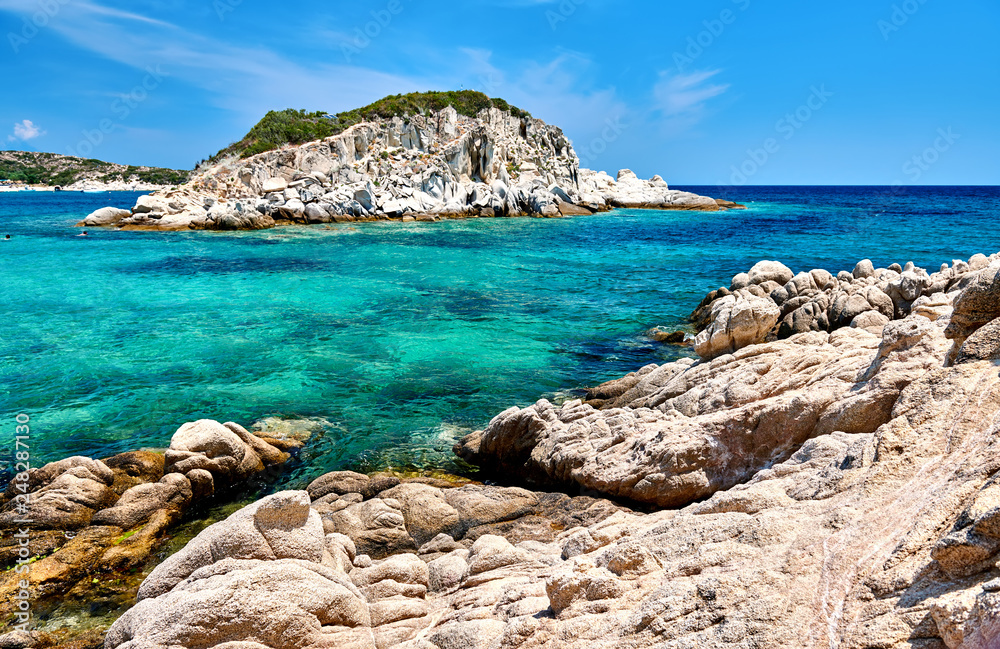 Beautiful beach landscape, Sithonia, Greece