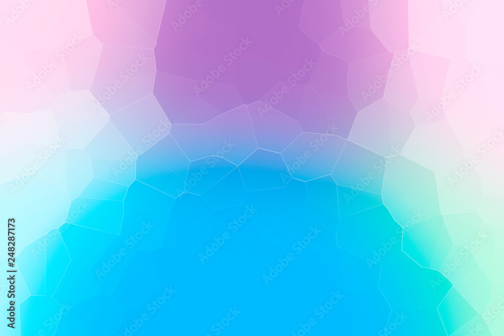 Light Blue, pink vector Low poly crystal background. Polygon design pattern. Low poly illustration, low polygon background.