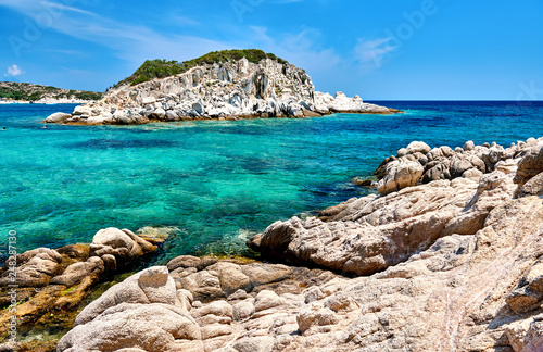 Beautiful beach landscape, Sithonia, Greece © haveseen