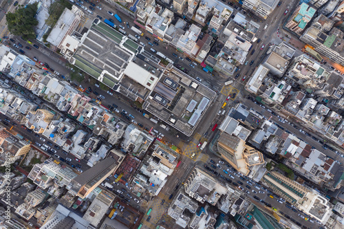 Wall Mural Hong Kong city from above