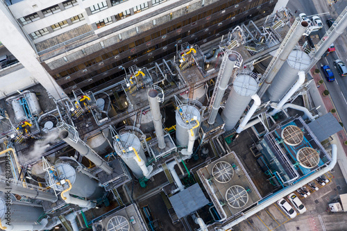 Photography Gas factory in Hong Kong