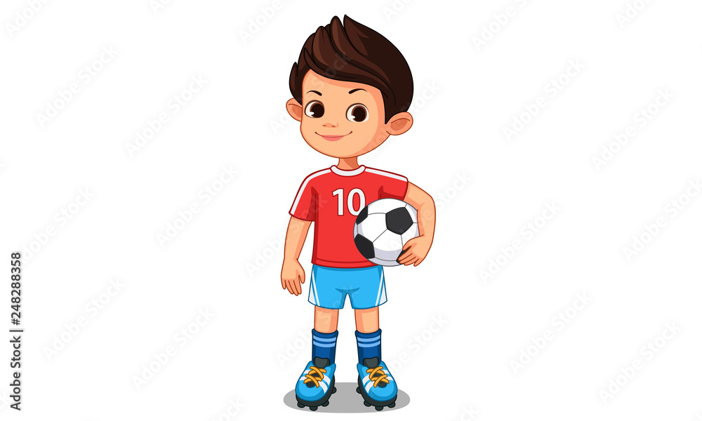 Cute little soccer player 3 Cute little soccer player 3