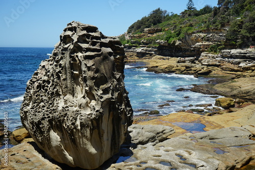 Rock on coogee beach, Sydney Australia © bradfordhines