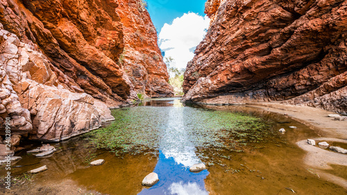 Simpsons gap in West MacDonnell National Park in NT central outback Australia photo