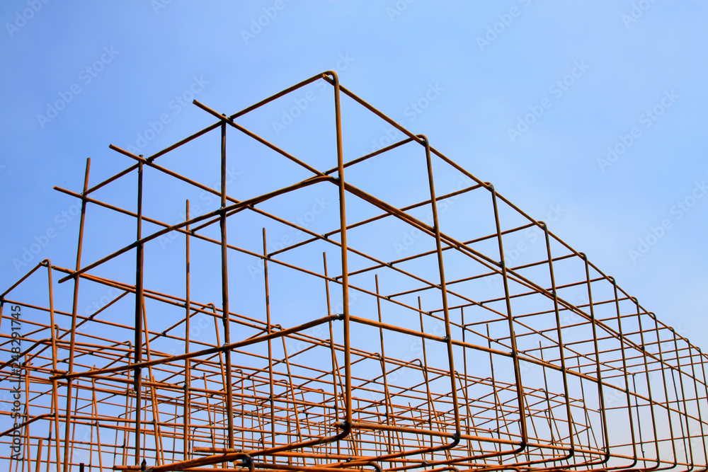 Fototapeta premium Reinforcing cage frame
