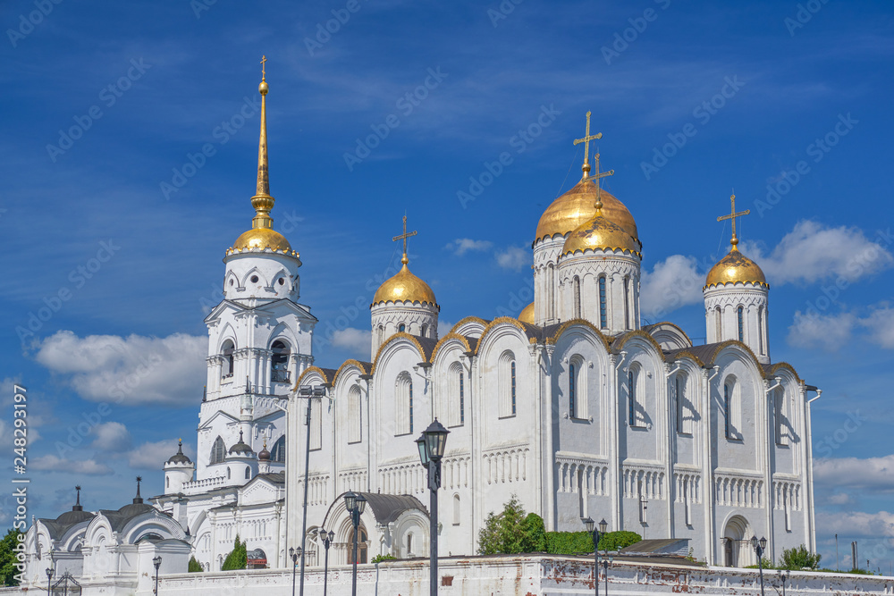 Temples of the ancient Russian city of Vladimir