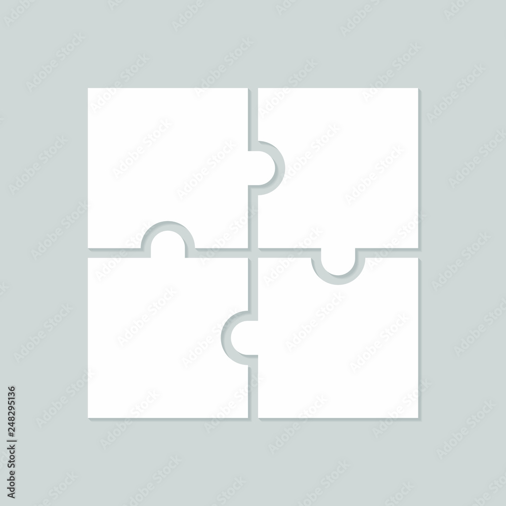 Blank Puzzle Stock Vector Illustration and Royalty Free Blank Puzzle Clipart