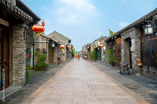 Ancient City Street of Yangzhou, China..