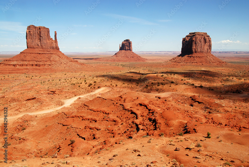 View into Monument Valley from Visitor Center View into Monument Valley from Visitor Center