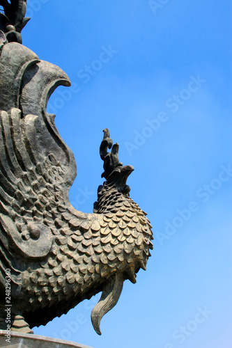 Phoenix sculpture in a park, China © zhang yongxin