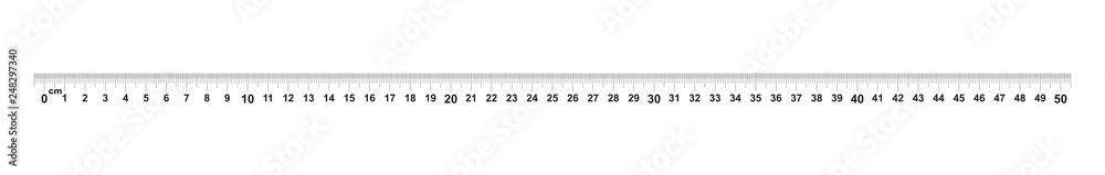 Ruler 50 centimeter. Ruler 500 mm. Value of division 0.5 mm. Precise length measurement device. Calibration grid. Ruler 50 centimeter. Ruler 500 mm. Value of division 0.5 mm. Precise length measurement device. Calibration grid.