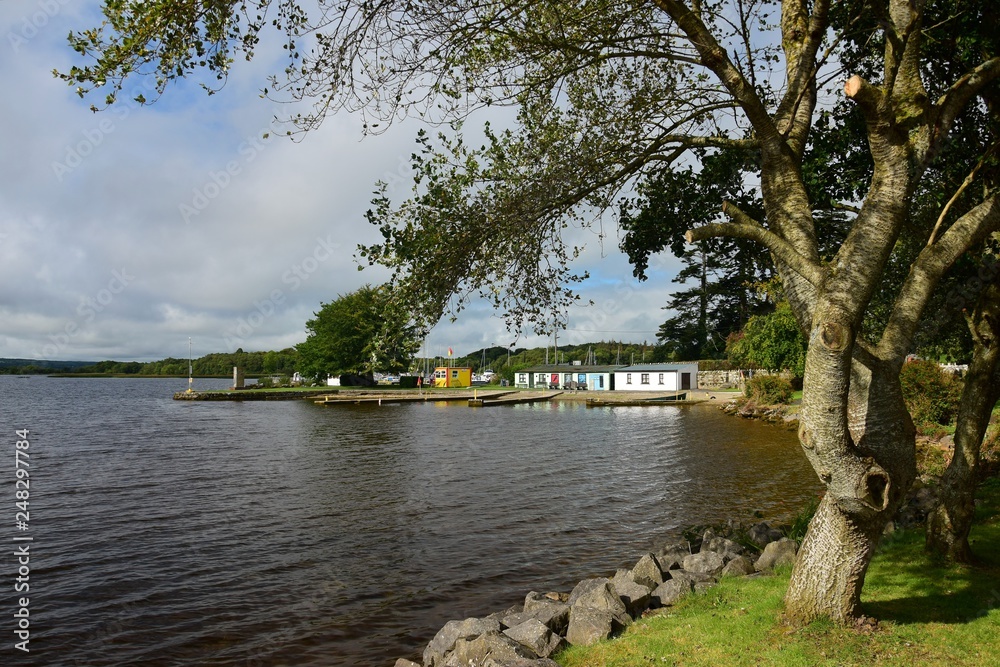 Fototapeta premium Lough Derg at Mountshannon in Ireland.