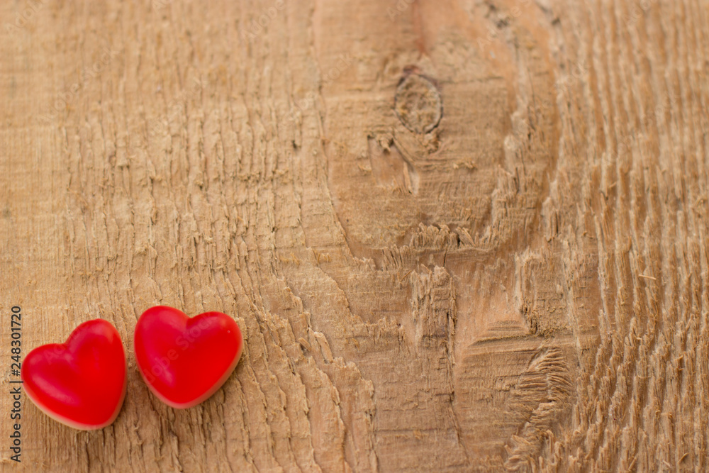 Jelly hearts on the wooden background. Valentine Day Concept. Jelly hearts on the wooden background. Valentine Day Concept.