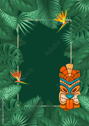 Summer Tropical Background Design
