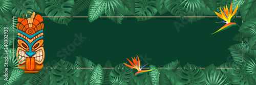 Summer Tropical Background Design