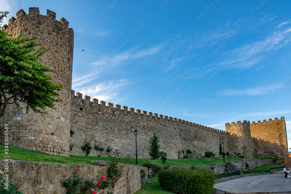 Medieval walls of Plasencia, Spain