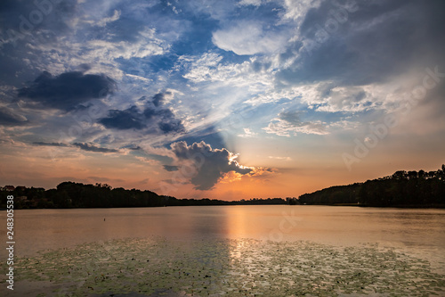 Stunning sunset at the summ...