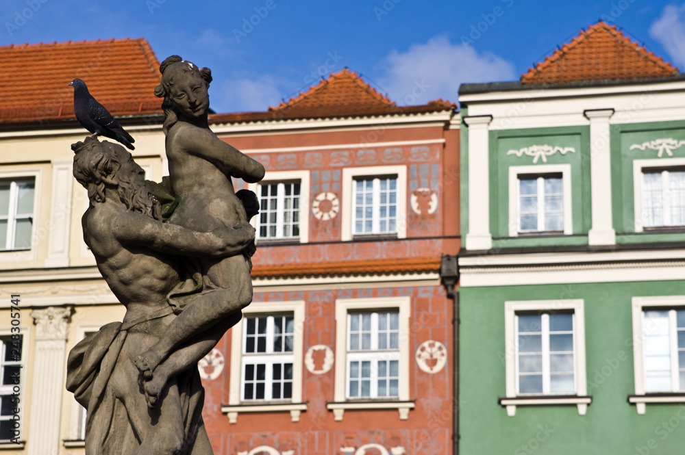 Poznan Poland, Prozerpina monument Poznan Poland, Prozerpina monument